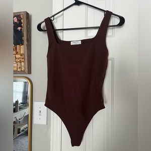Aritzia brown body suit size small